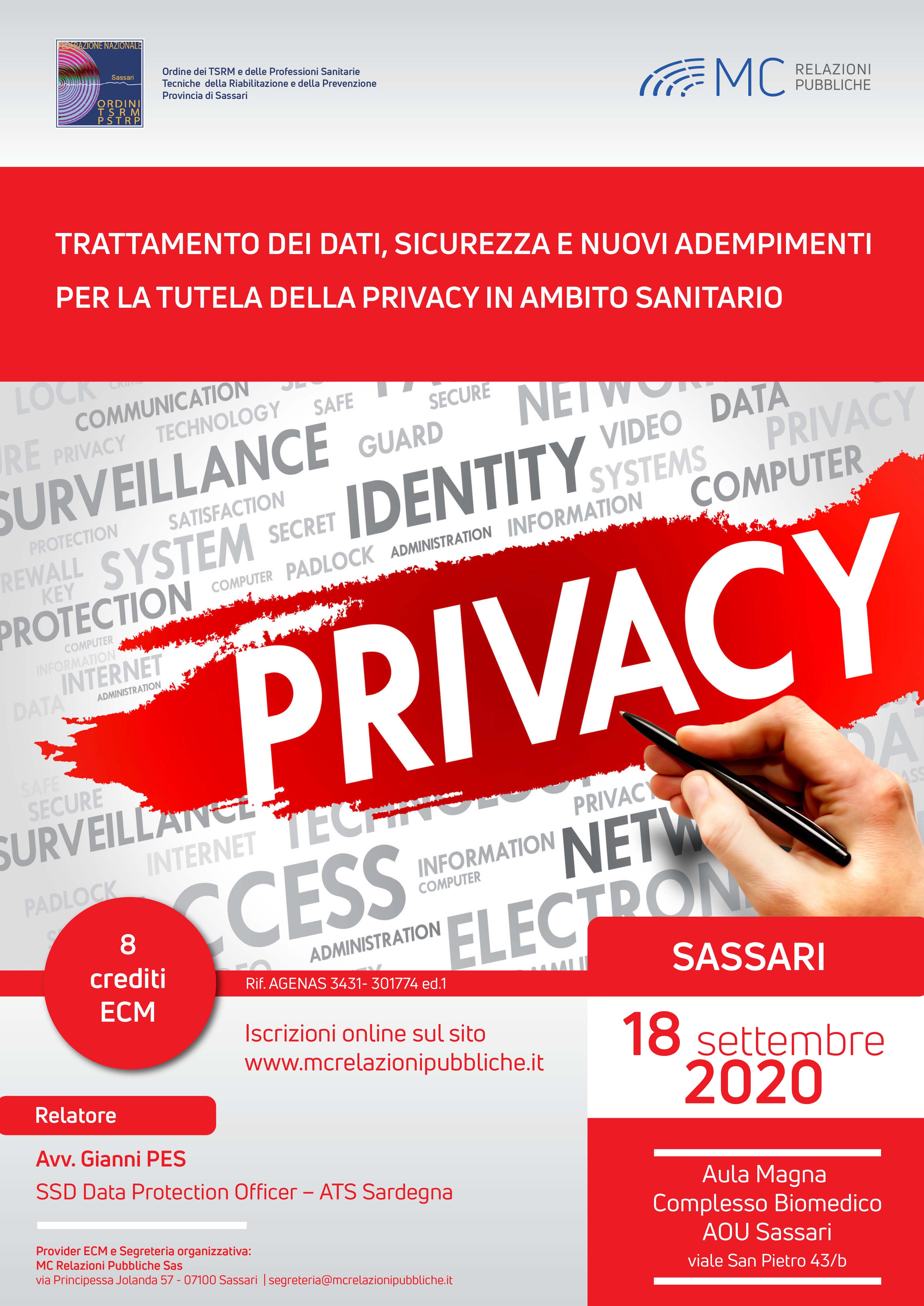 Trattamento dei dati, sicurezza e nuovi adempimenti per la tutela della privacy in ambito sanitario