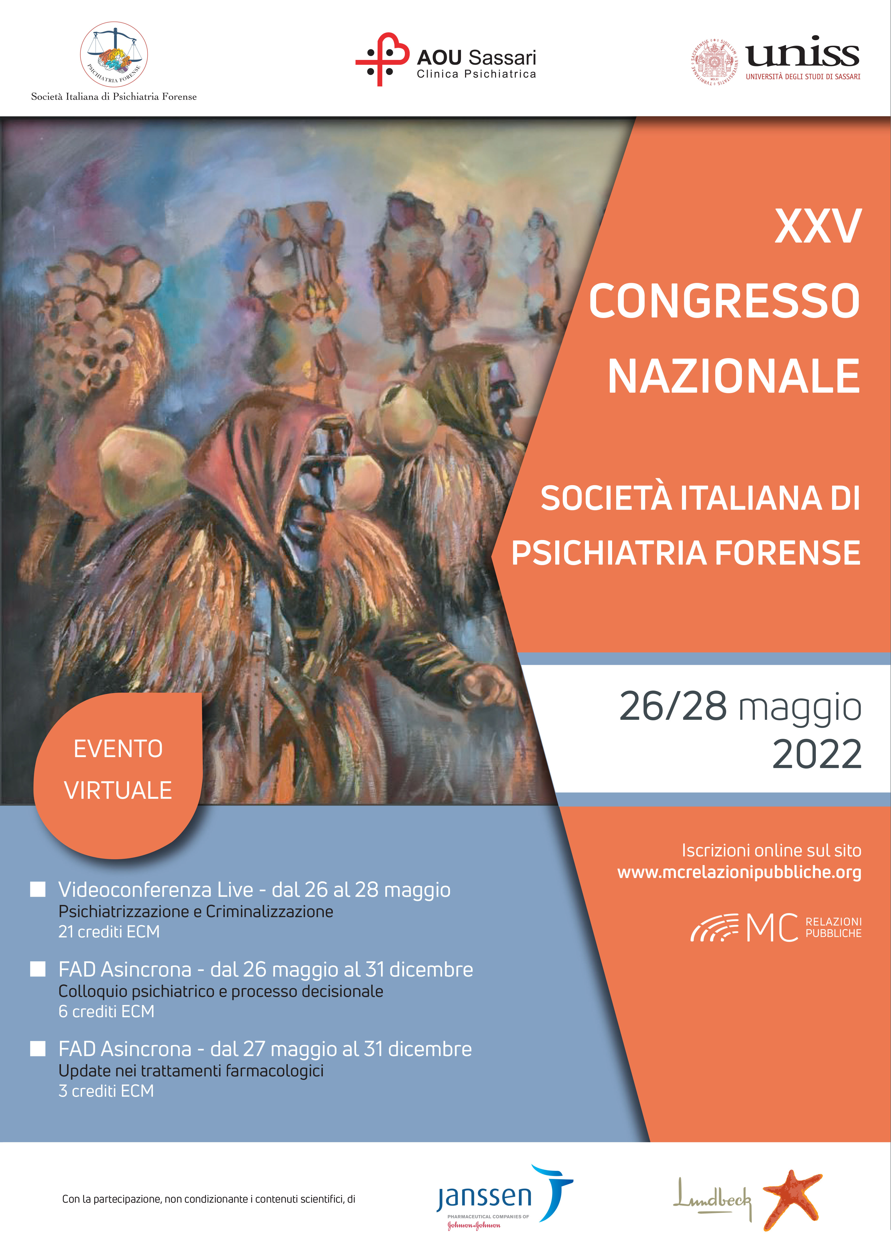 XXV CONGRESSO NAZIONALE SOCIETÀ ITALIANA DI PSICHIATRIA FORENSE