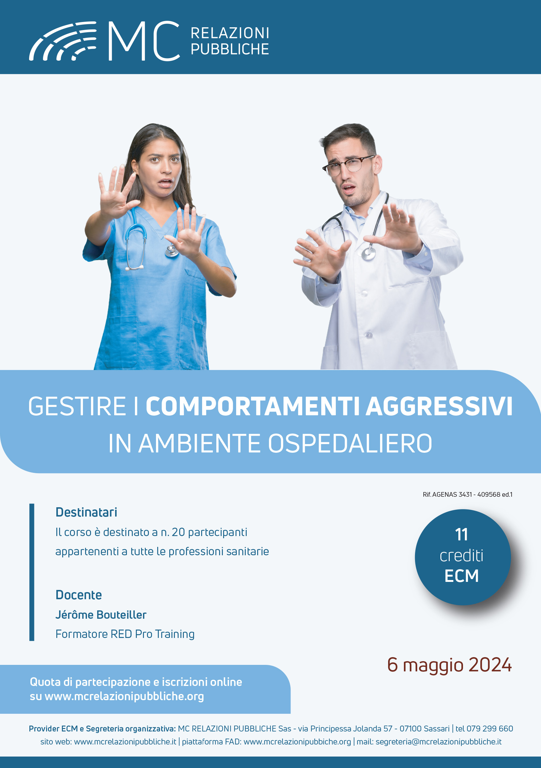 Gestire i comportamenti aggressivi in ambiente ospedaliero