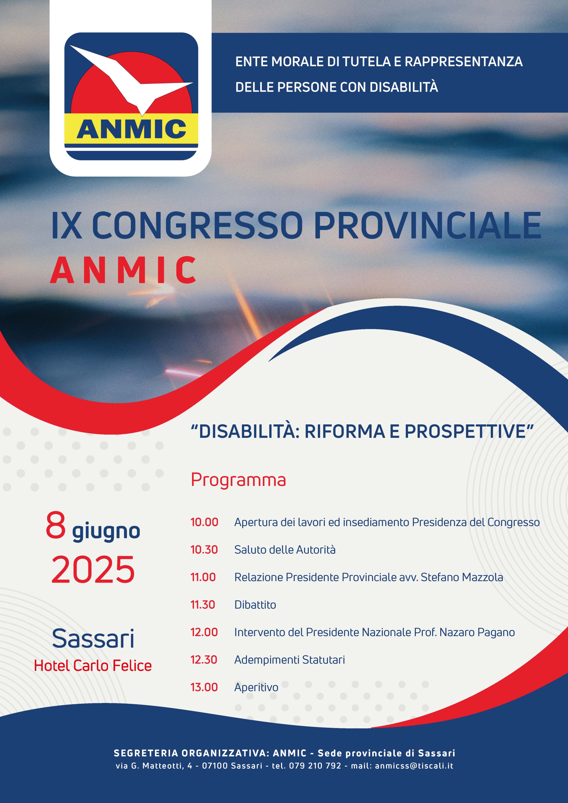 IX CONGRESSO PROVINCIALE A N M I C. Disabilità: riforma e prospettive
