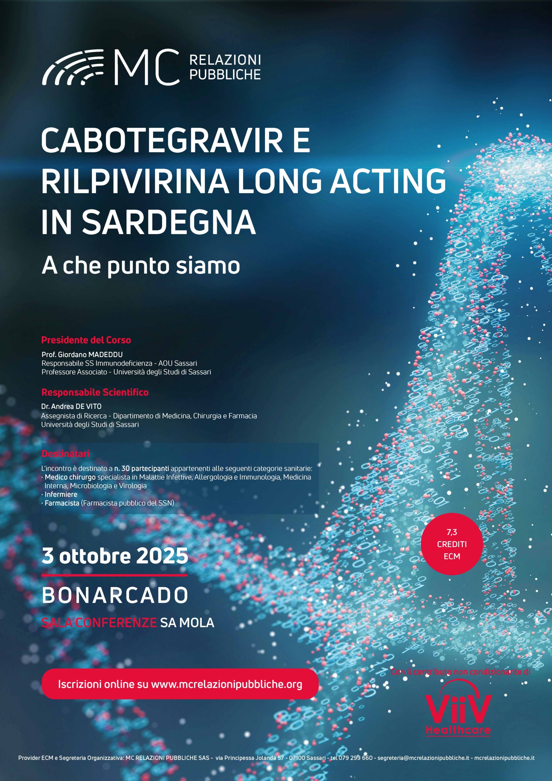 CABOTEGRAVIR E RILPIVIRINA LONG ACTING IN SARDEGNA. A che punto siamo
