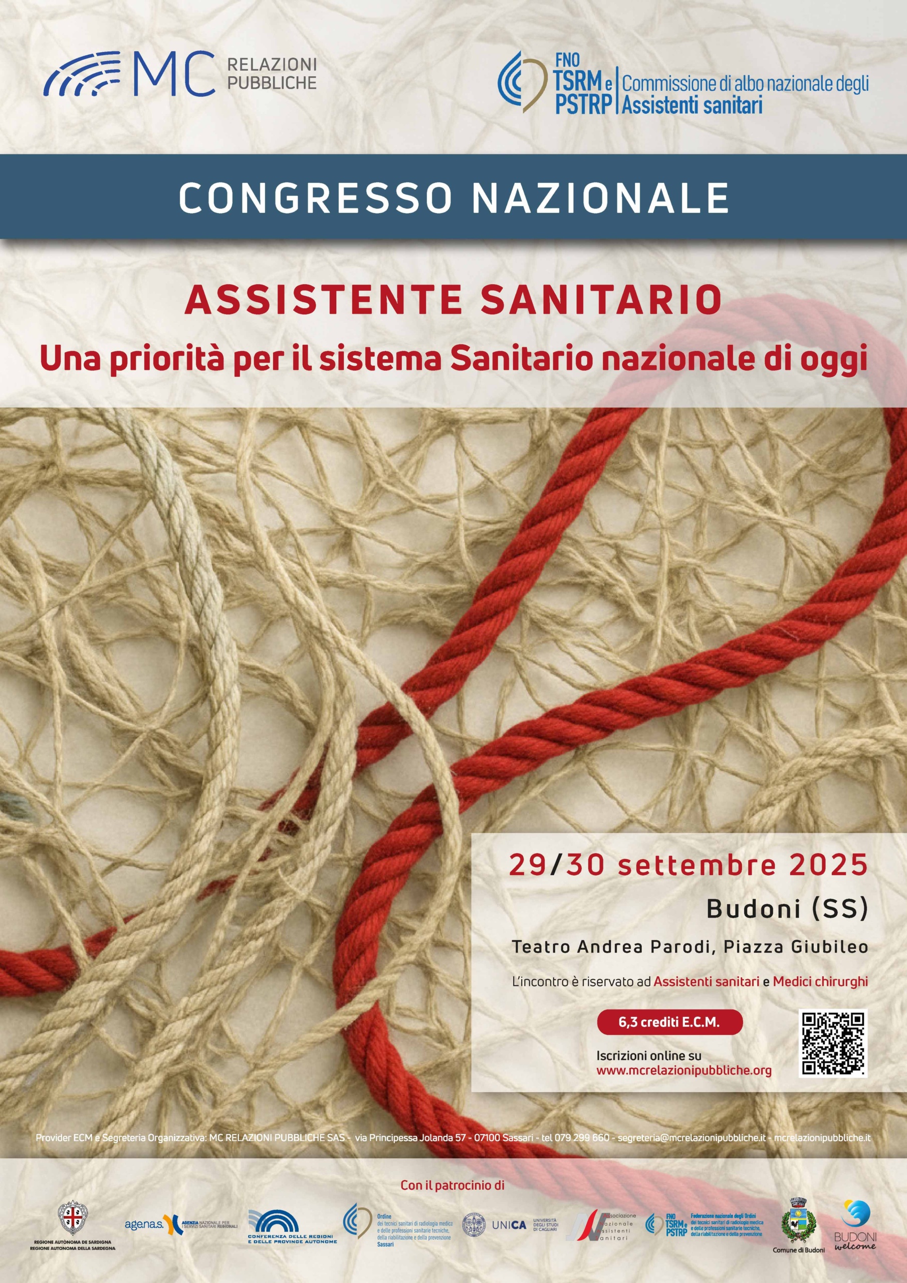 CONGRESSO NAZIONALE  ASSISTENTE SANITARIO: Una priorità per il sistema  Sanitario nazionale di oggi